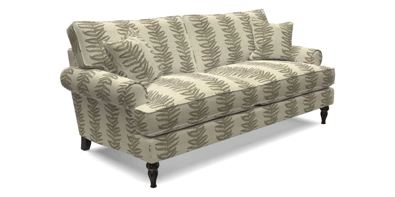 Cooksbridge 3 seater sofa in Linwood Omega Velvet Green Tea