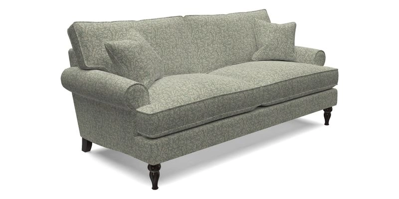 Cooksbridge 3 Seater Sofa in Cloth 21 Coral 1 Lagoon