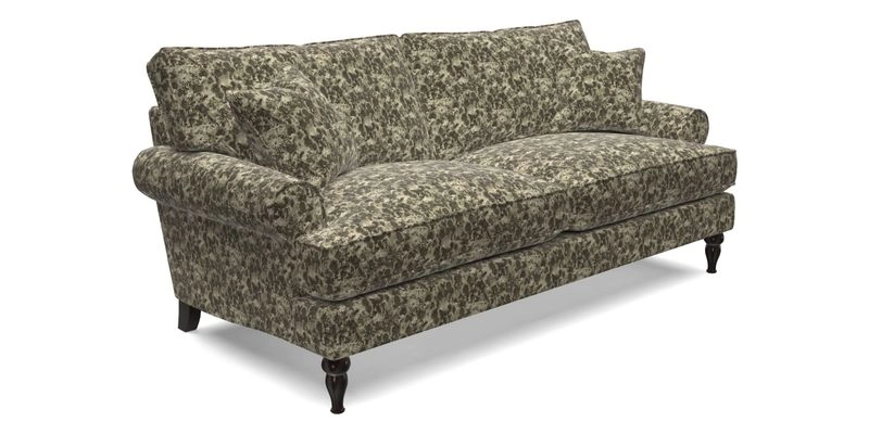 Cooksbridge 3 seater sofa in Linwood Omega Velvet Green Tea