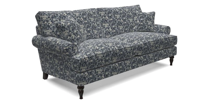 Cooksbridge 3 seater sofa in Linwood Omega Velvet Green Tea