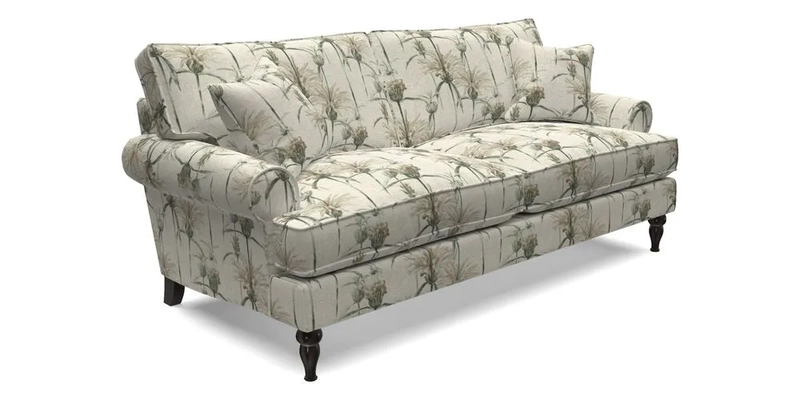 Cooksbridge 3 Seater Sofa in Cloth 21 Coral 1 Lagoon