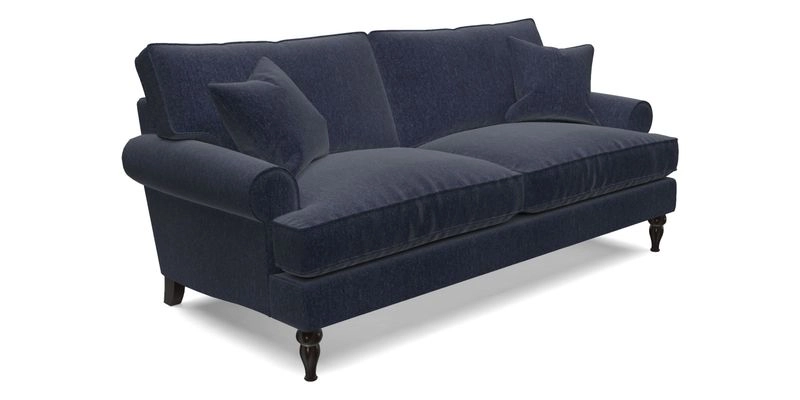 Cooksbridge 3 Seater Sofa in Cloth 21 Coral 1 Lagoon