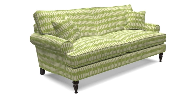 Cooksbridge 3 Seater Sofa in Cloth 21 Coral 1 Lagoon