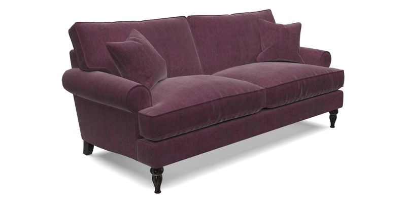 Cooksbridge 3 Seater Sofa in Cloth 21 Coral 1 Lagoon