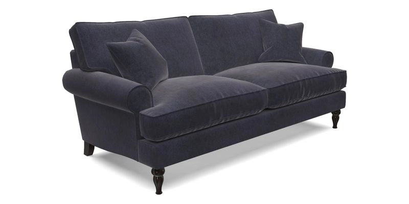 Cooksbridge 3 Seater Sofa in Cloth 21 Coral 1 Lagoon