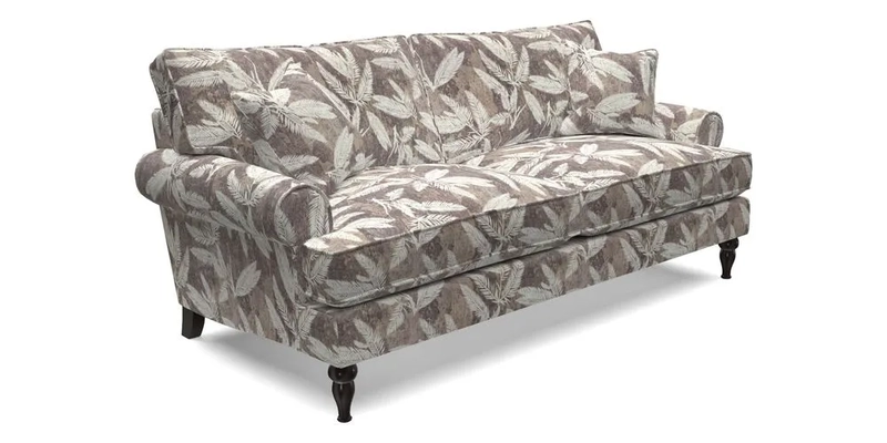 Cooksbridge 3 Seater Sofa in Cloth 21 Coral 1 Lagoon
