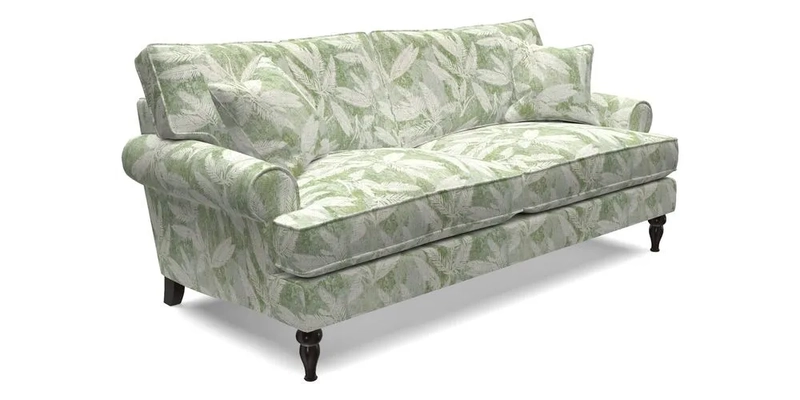 Cooksbridge 3 Seater Sofa in Cloth 21 Coral 1 Lagoon