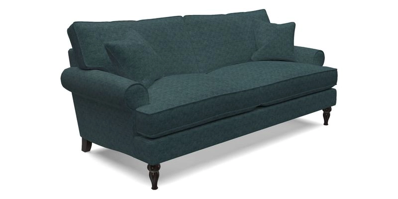 Cooksbridge 3 Seater Sofa in Cloth 21 Coral 1 Lagoon