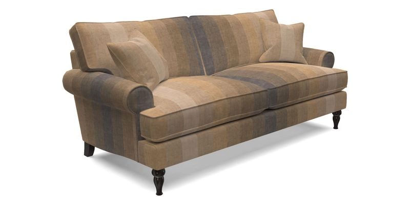 Cooksbridge 3 Seater Sofa in Cloth 21 Coral 1 Lagoon