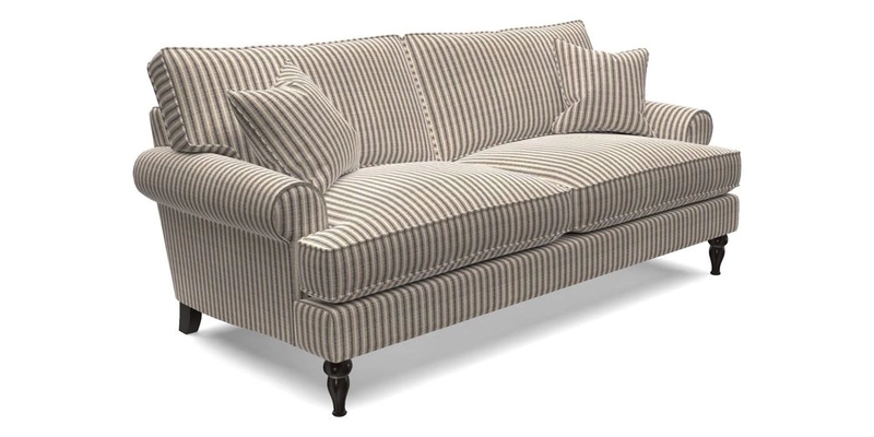 Cooksbridge 3 Seater Sofa in Cloth 21 Coral 1 Lagoon