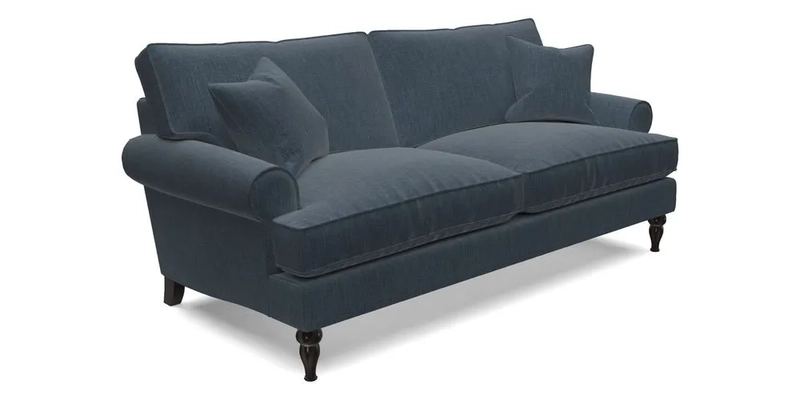 Cooksbridge 3 Seater Sofa in Cloth 21 Coral 1 Lagoon