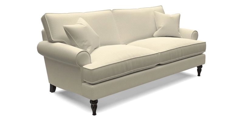 Cooksbridge 3 Seater Sofa in Cloth 21 Coral 1 Lagoon