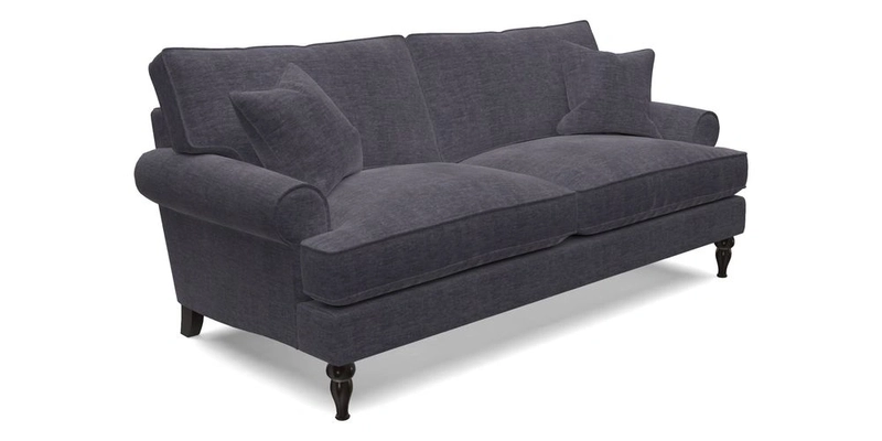 Cooksbridge 3 Seater Sofa in Cloth 21 Coral 1 Lagoon