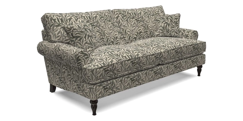 Cooksbridge 3 Seater Sofa in Cloth 21 Coral 1 Lagoon