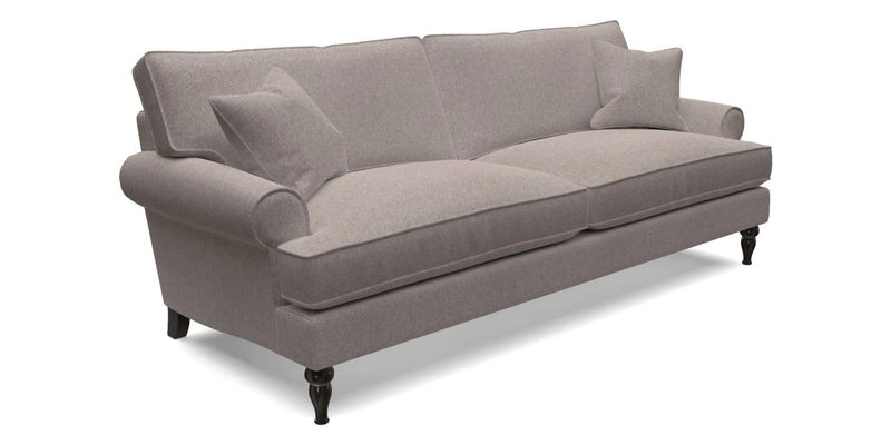 Cooksbridge 4 Seater Sofa in Cloth 21 Coral 1 Lagoon