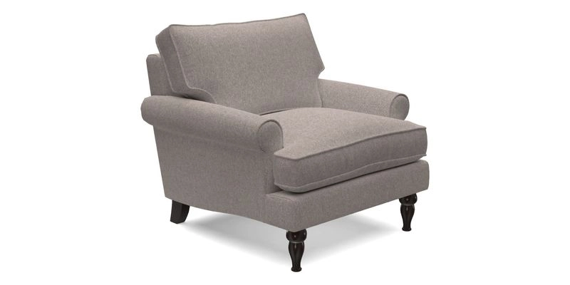 Cooksbridge Accent Chair in Cloth 21 Simple Stripe Bilberry Cooksbridge Accent Chair in Cloth 21 Simple Stripe Bilberry