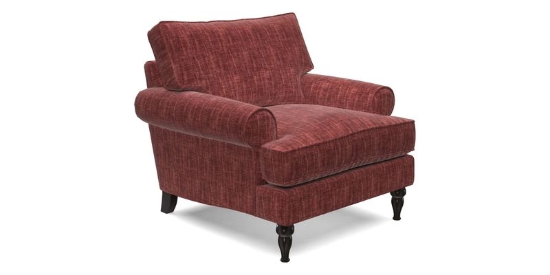 Cooksbridge Chair in Cloth 21 Simple Stripe Bilberry