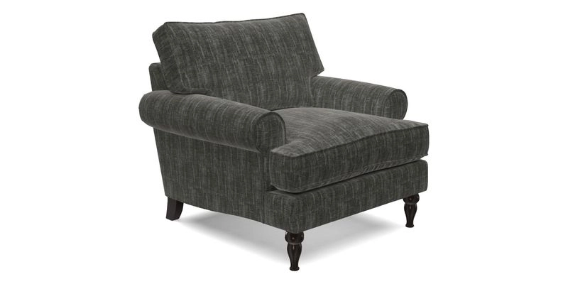 Cooksbridge Chair in Cloth 21 Simple Stripe Bilberry