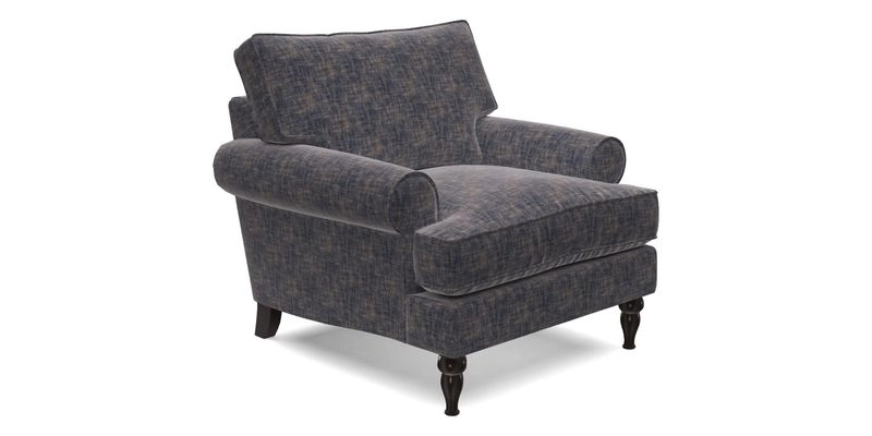 Cooksbridge Chair in Cloth 21 Simple Stripe Bilberry