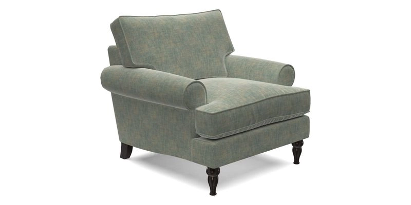 Cooksbridge Chair in Cloth 21 Simple Stripe Bilberry