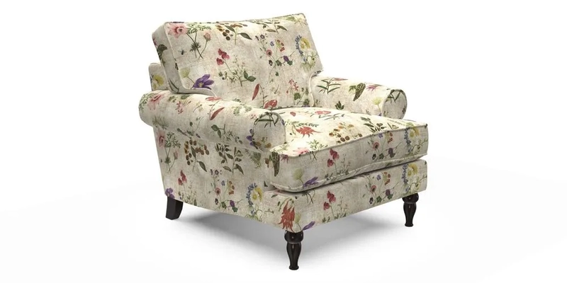 Cooksbridge Chair in Cloth 21 Simple Stripe Bilberry