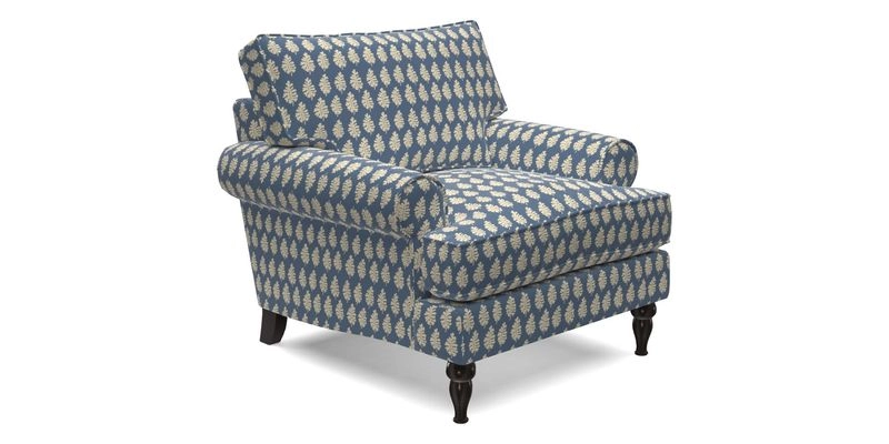Cooksbridge Chair in Cloth 21 Simple Stripe Bilberry