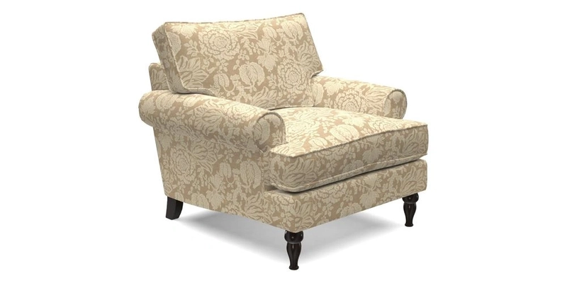 Cooksbridge Chair in Cloth 21 Simple Stripe Bilberry