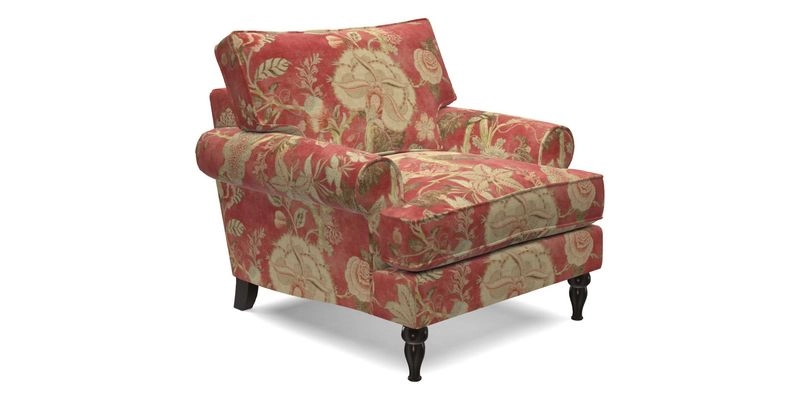 Cooksbridge Chair in Cloth 21 Simple Stripe Bilberry