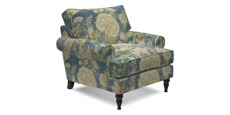 Cooksbridge Chair in Cloth 21 Simple Stripe Bilberry