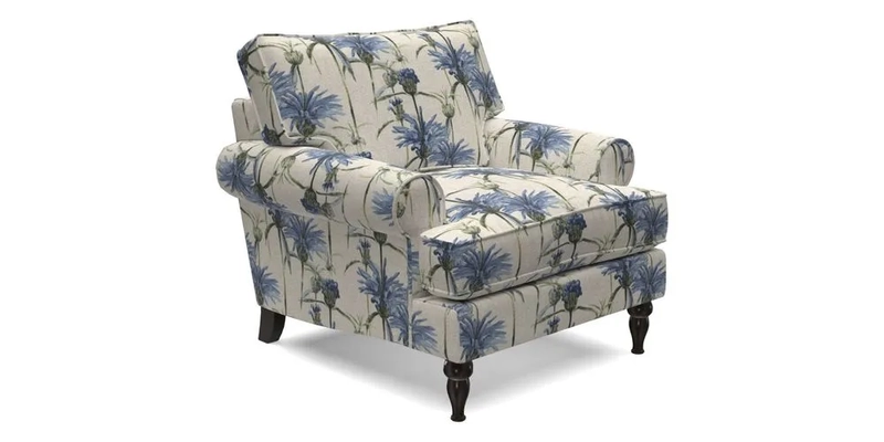 Cooksbridge Chair in Cloth 21 Simple Stripe Bilberry