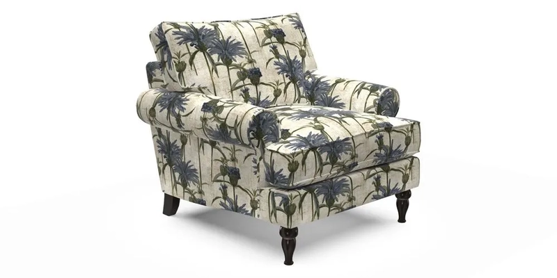 Cooksbridge Chair in Cloth 21 Simple Stripe Bilberry