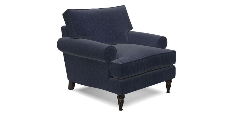 Cooksbridge Chair in Cloth 21 Simple Stripe Bilberry