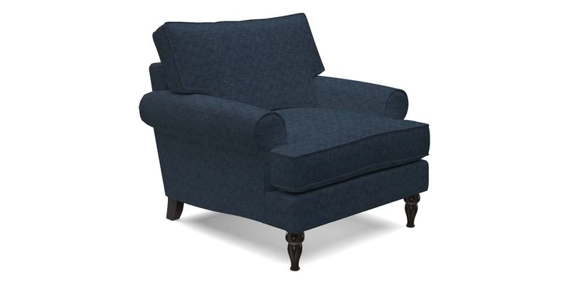 Cooksbridge Chair in Cloth 21 Simple Stripe Bilberry
