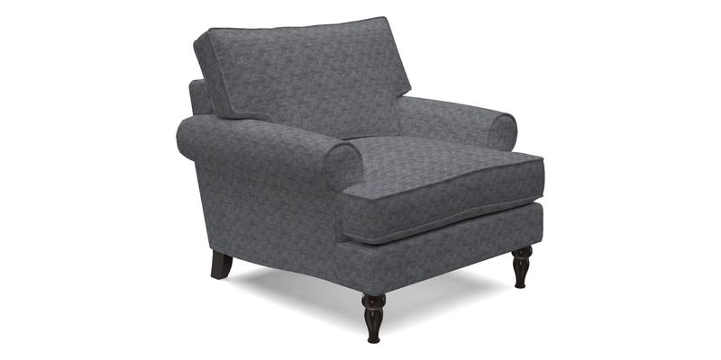 Cooksbridge Chair in Cloth 21 Simple Stripe Bilberry