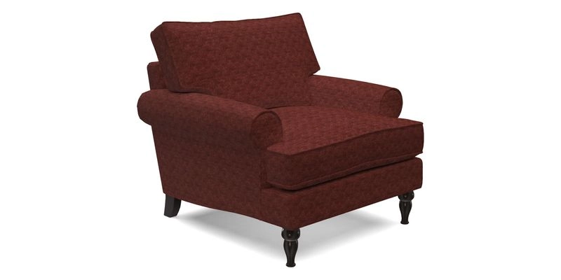 Cooksbridge Chair in Cloth 21 Simple Stripe Bilberry