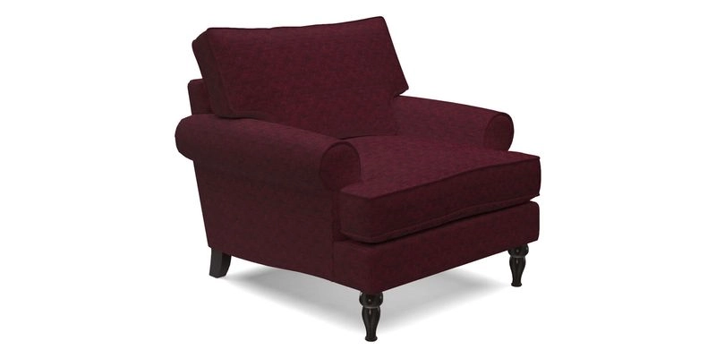 Cooksbridge Chair in Cloth 21 Simple Stripe Bilberry
