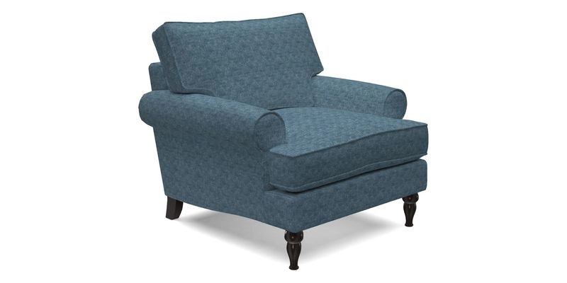 Cooksbridge Chair in Cloth 21 Simple Stripe Bilberry
