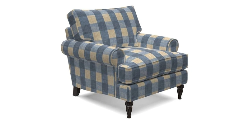 Cooksbridge Chair in Cloth 21 Simple Stripe Bilberry