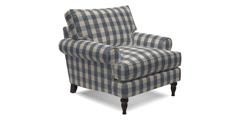 Cooksbridge Chair in Cloth 21 Simple Stripe Bilberry