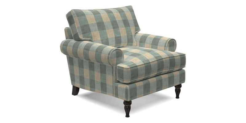 Cooksbridge Chair in Cloth 21 Simple Stripe Bilberry