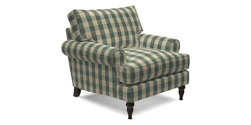Cooksbridge Chair in Cloth 21 Simple Stripe Bilberry
