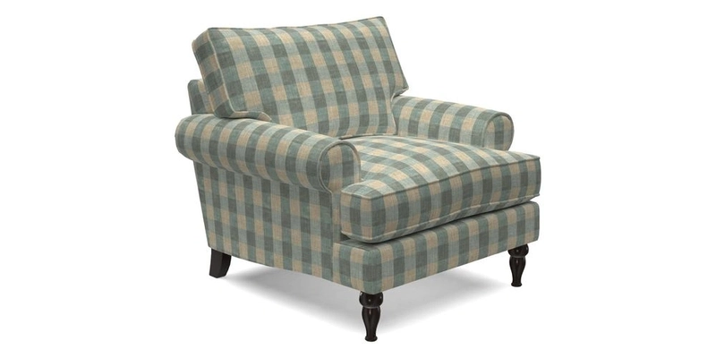 Cooksbridge Chair in Cloth 21 Simple Stripe Bilberry