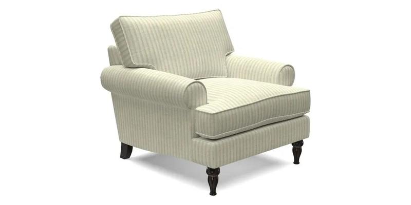 Cooksbridge Chair in Cloth 21 Simple Stripe Bilberry