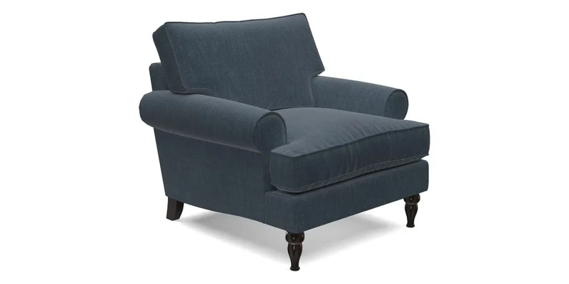 Cooksbridge Chair in Cloth 21 Simple Stripe Bilberry