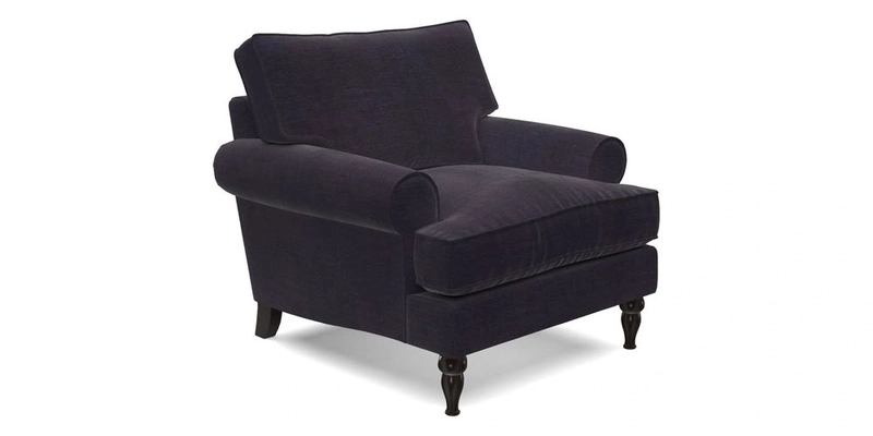 Cooksbridge Chair in Cloth 21 Simple Stripe Bilberry