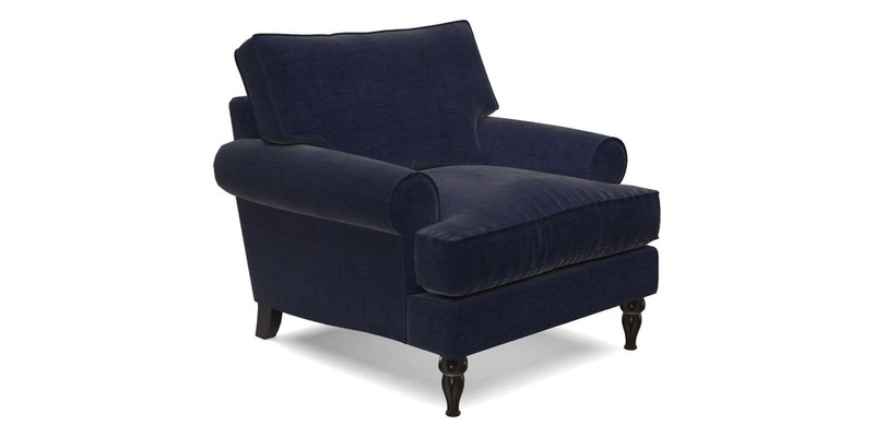 Cooksbridge Chair in Cloth 21 Simple Stripe Bilberry