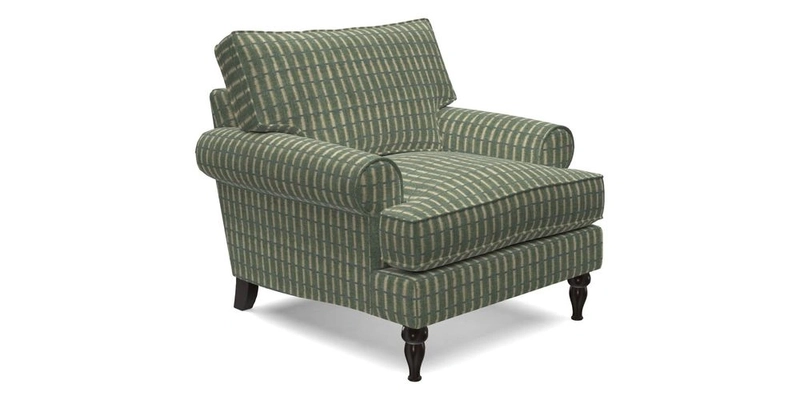 Cooksbridge Chair in Cloth 21 Simple Stripe Bilberry