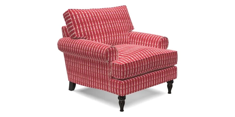 Cooksbridge Chair in Cloth 21 Simple Stripe Bilberry
