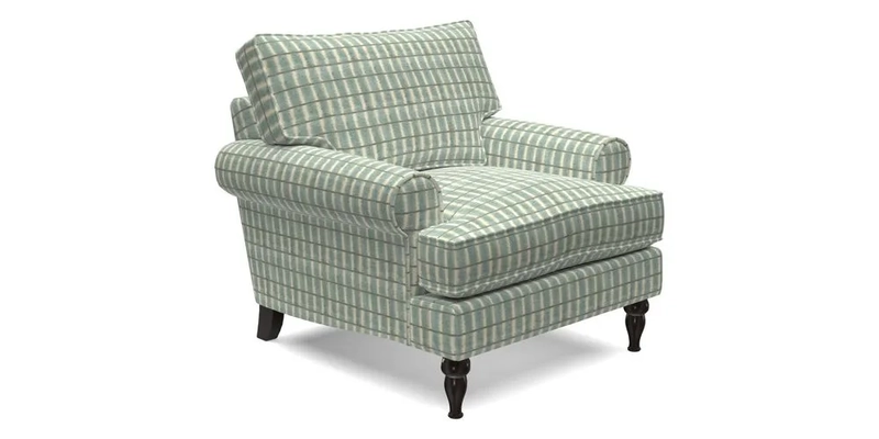 Cooksbridge Chair in Cloth 21 Simple Stripe Bilberry
