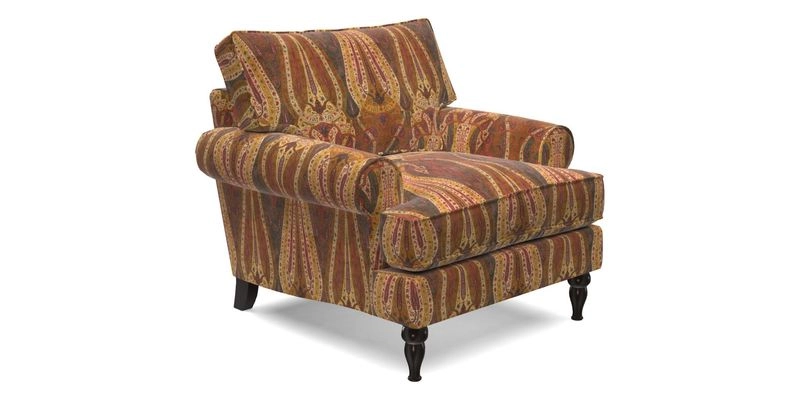 Cooksbridge Chair in Cloth 21 Simple Stripe Bilberry